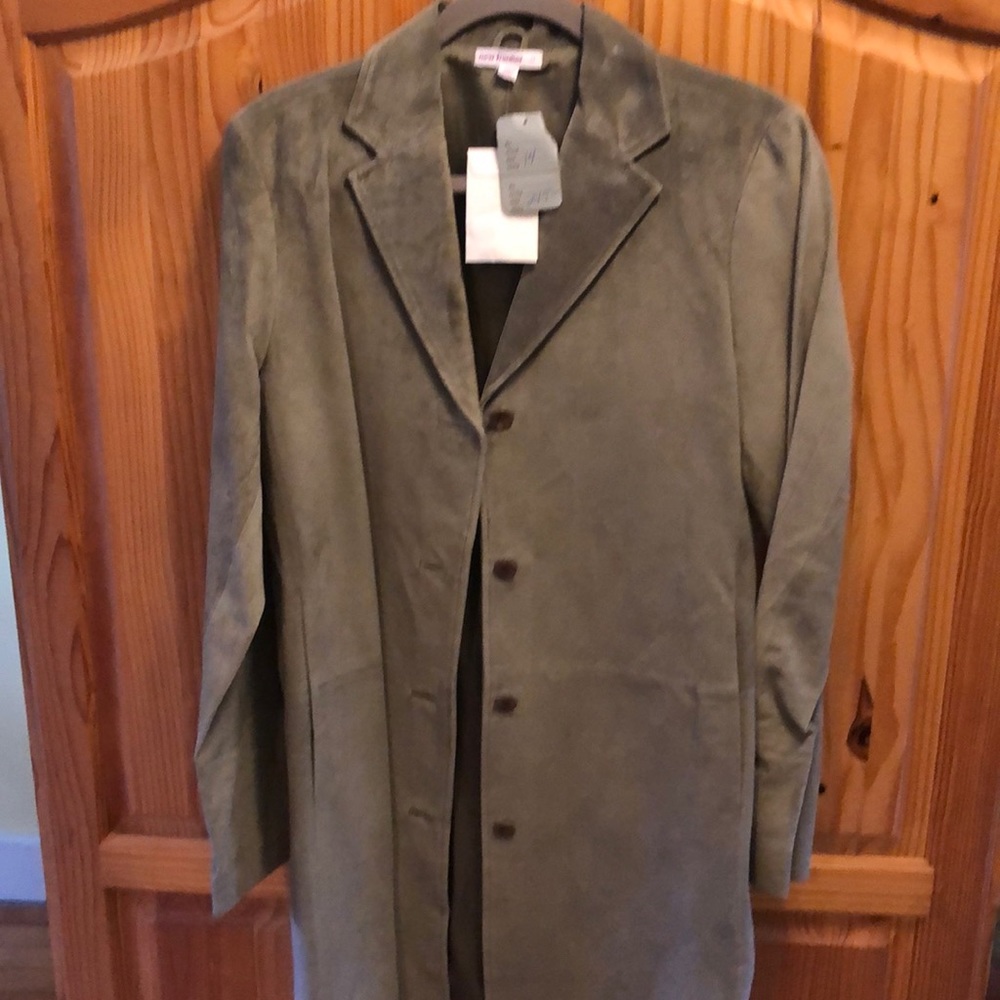 Suede coat